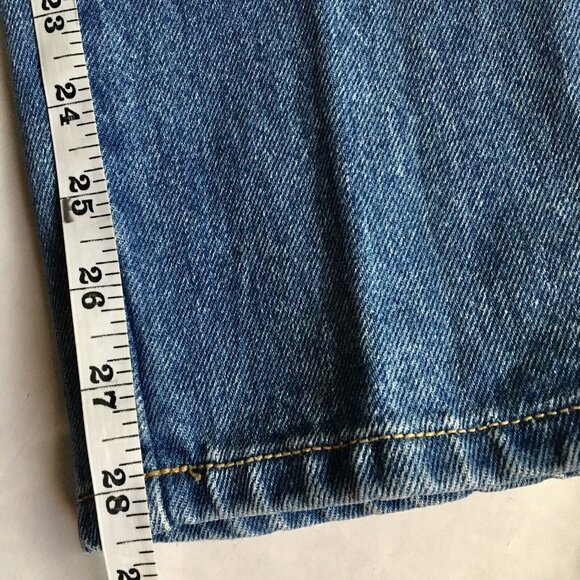 Vintage 80's Cherokee Women's Mom Tapered Jeans Size 11 26Wx28.5L Zipper Pockets - Picture 9 of 9